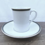 Royal Doulton Oxford Green Coffee Cup & Saucer