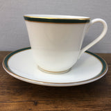 Royal Doulton Oxford Green Tea Cup & Saucer