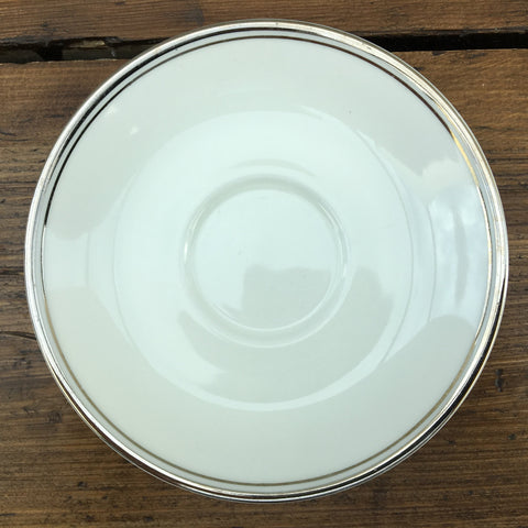 Royal Doulton Platinum Concord Coffee Saucer