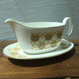 Royal Doulton Polonaise Gravy Boat & Stand