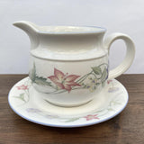 Royal Doulton Summer Carnival Gravy/Sauce Jug & Stand