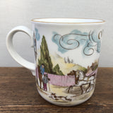 Royal Worcester Coaching Days Mug