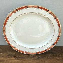 Royal Worcester Beaufort Rust Oval Platter 13.25"
