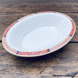 Royal Worcester Beaufort Rust Oval Serving Dish