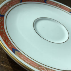 Royal Worcester Beaufort Rust Tea Saucer