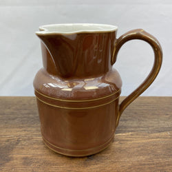 Royal Worcester Brown Lustre Ware Milk Jug with Side Handle
