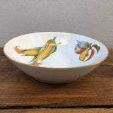 Royal Worcester Evesham Gold Cereal Bowl - Sweetcorn, Cut Apple