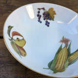 Royal Worcester Evesham Gold Soup Bowl - Sweetcorn, Cut Apple