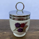 Royal Worcester Evesham Gold Egg Coddler - Blackberries and Apple