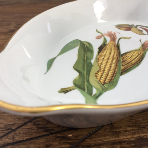 Royal Worcester Evesham Gold 13.5" Entree Dish Sweetcord & Apple