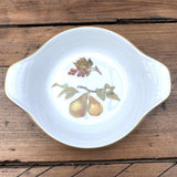 Royal Worcester Evesham Gold Eared Round Dish