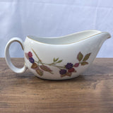 Royal Worcester Evesham Gold Sauce Boat - Apple/Blackberry