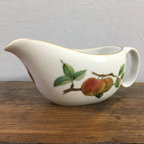 Royal Worcester Evesham Gold Gravy Boat - Apple/Blackberry