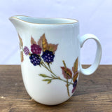Royal Worcester Evesham Gold Milk Jug, Blackberry