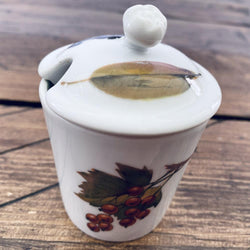 Royal Worcester Evesham Gold Mustard Pot