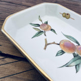 Royal Worcester Evesham Gold Oblong Serving Dish, 13.75", Shaved Corners