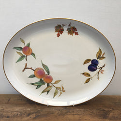 Royal Worcester Evesham Gold Oval Platter, 15"