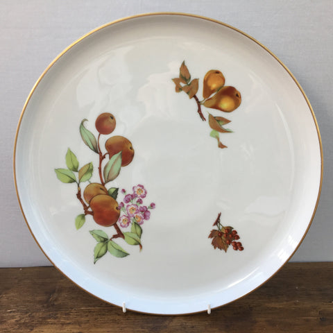 Royal Worcester Evesham Gold Platter, Round, 13"