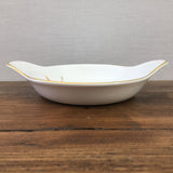 Royal Worcester Evesham Gold Entrée Dish, Plum