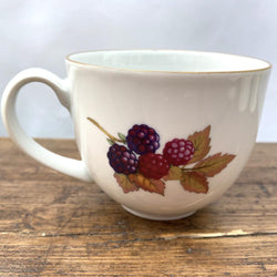 Royal Worcester Evesham Gold Tea Cup, Rounded