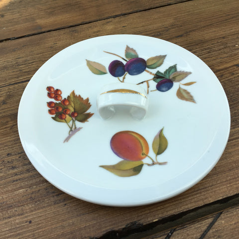 Royal Worcester Evesham Gold Saucepan Dish Lid
