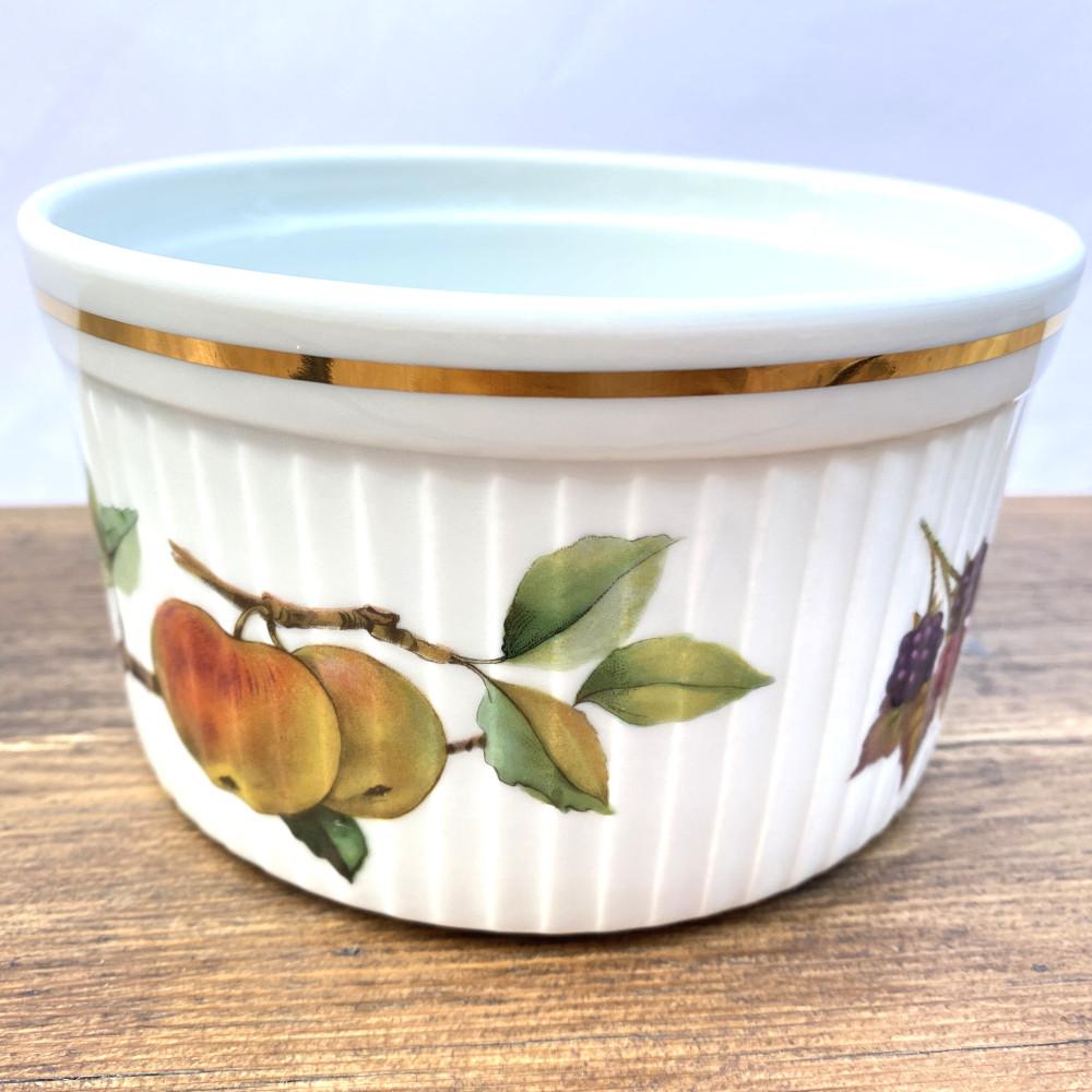 Royal Worcester "Evesham Gold" Soufflé Dish, 1.25 Pints, Blackberry