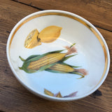 Royal Worcester Evesham Gold Salad Bowl - Sweetcorn & Lemon