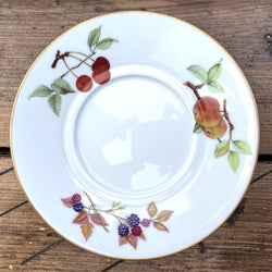 Royal Worcester Evesham Gold Straight Sided Tea Saucer