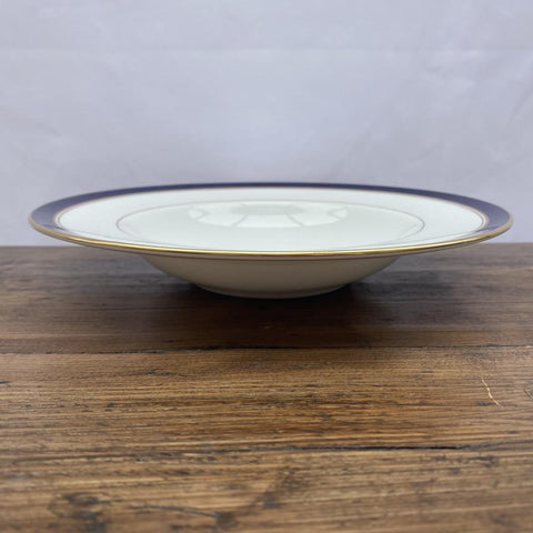 Royal Worcester Howard Cobalt Blue Gold Trim Rimmed Bowl