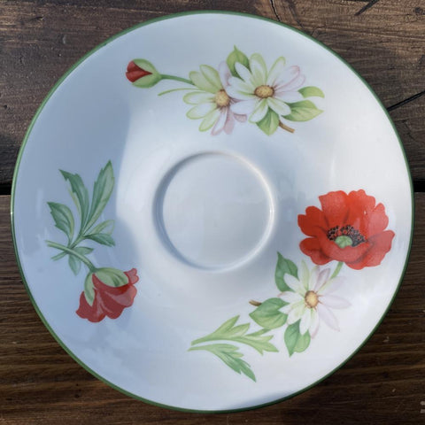 Royal Worcester „Poppies“ Tee-Untertasse