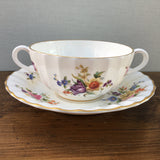 Royal Worcester Roanoke Soup Cup & Saucer
