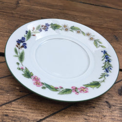 Royal Worcester Worcester Herbs Tea Saucer for Straight Sided Cups (Made in England)