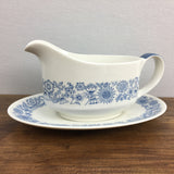 Royal Doulton Cranbourne Gravy Boat & Stand