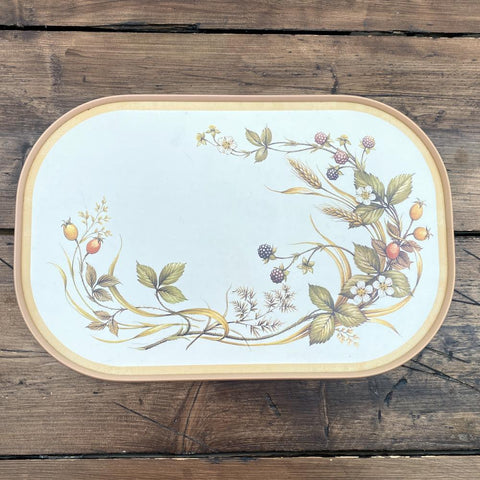 Marks & Spencer Harvest Tea Tray, Brown Trim