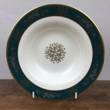 Wedgwood Agincourt Blue & Gold Rimmed Bowl, 8.25"