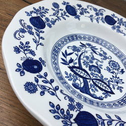 Wedgwood Blue Onion Rimmed Bowl