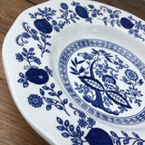 Wedgwood Blue Onion Rimmed Bowl