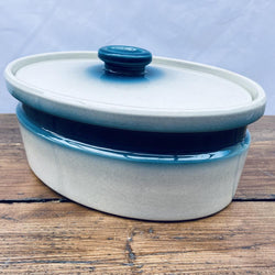 Wedgwood "Blue Pacific" Oval Casserole, 4 Pints