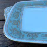 Wedgwood Columbia Sage Green Square Cake Plate