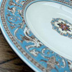 Wedgwood Florentine Turquoise 8" Rimmed Bowl