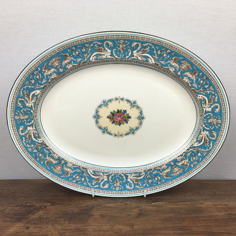 Wedgwood Turquoise Oval Serving Platter, Small