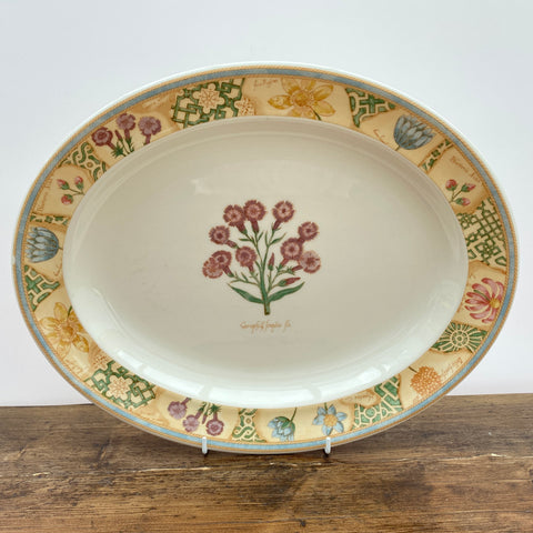 Wedgwood Garden Maze Oval Platter, 14"