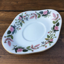 Wedgwood Hathaway Rose Gravy Boat Stand / Saucer