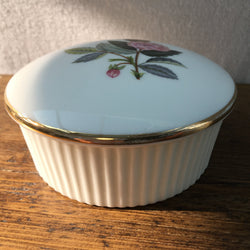 Wedgwood Hathaway Rose Round Trinket Box, 3.75"