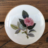 Wedgwood Hathaway Rose Trinket Box, 2.75"