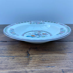 Wedgwood Kutani Crane (Brown Trim) 8" Rimmed Bowl