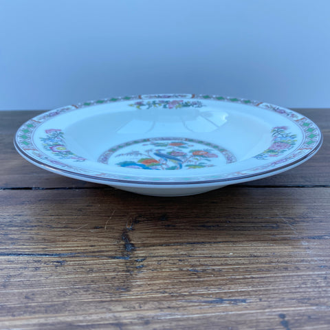 Wedgwood Kutani Crane (Brown Trim) 8" Rimmed Bowl