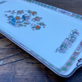 Wedgwood Kutani Crane Sandwich Tray - Brown Trim