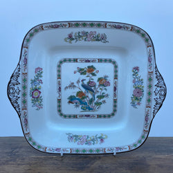 Wedgwood Kutani Crame (Brown Trim) Square Serving Plate