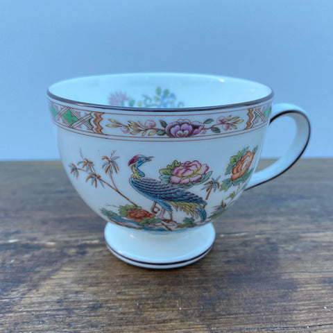 Wedgwood Kutani Crane (Brown Trim) Tea Cup - Leigh Shape